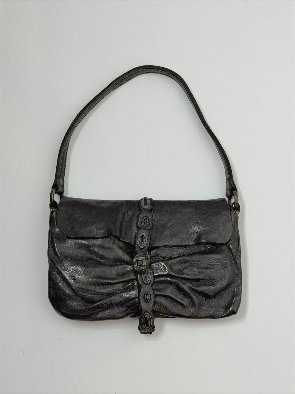 Campomaggi shoulder bag purse handbag black